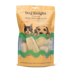 【国内仓】新西兰Dog Knight猫狗宠物零食冻干鳕鳘鱼鱼柳 50g (包邮) (保质期到: 2025年8月)