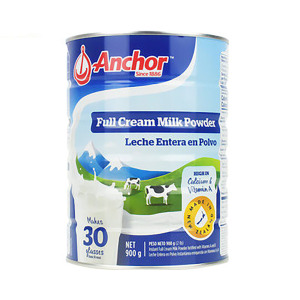 Anchor  安佳全脂奶粉罐装 900g（6罐包邮）（保质期: 2025年07月）