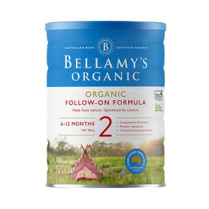 【新西兰直邮包邮】 Bellamy's 贝拉米婴儿有机奶粉2段*3罐 适合6-12个月宝宝 【保质期：2025年07月】