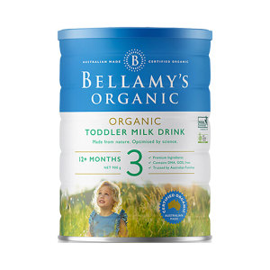 【新西兰直邮包邮】Bellamy's 贝拉米婴儿有机奶粉3段*3罐 适合1岁以上宝宝 【保质期：2025年06月】