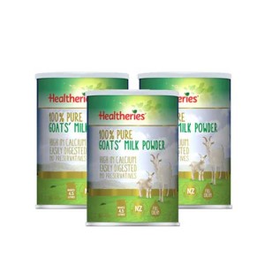 【新西兰直邮包邮】Healtheries 贺寿利成人羊奶粉3罐 450克/罐（保质期至 2026年3月）