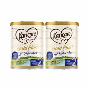 【新西兰直邮包邮】Karicare 可瑞康金装A2蛋白婴儿牛奶粉 2 段 2罐/箱（保质期至 2023年2月）