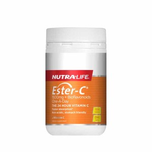 纽乐Ester-C® 酯化型维生素C1500毫克加生物类黄酮 100片