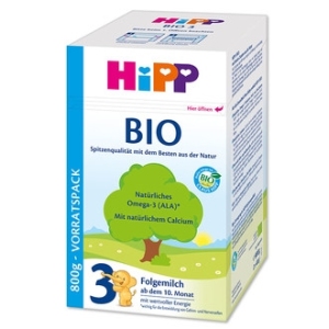 HiPP 喜宝纯有机3段婴儿奶粉 10-12个月 800g 3盒